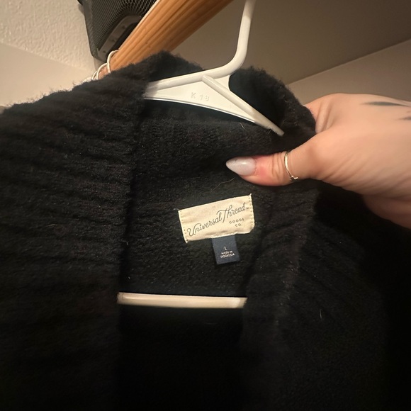 Universal Thread Black Ribbed Sweater - Picture 2 of 2